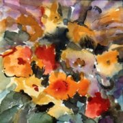 Blumenbild 19x27 Aquarell