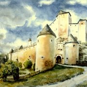 Rapottenstein  Aquarell 46 x 34