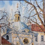 Nepomuk-Kapelle Aquarell 29 x 39
1090 Wien