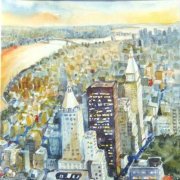 NewYork  Aquarell  28x39