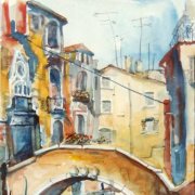 Venedig  Aquarell   28x39